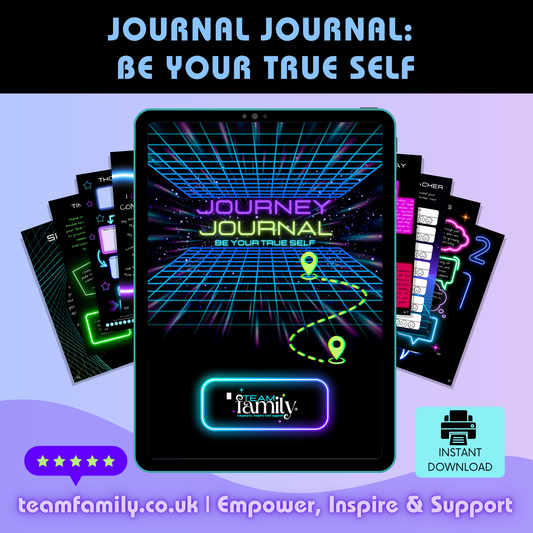 Journey Journal: Be Your True Self - Team Family