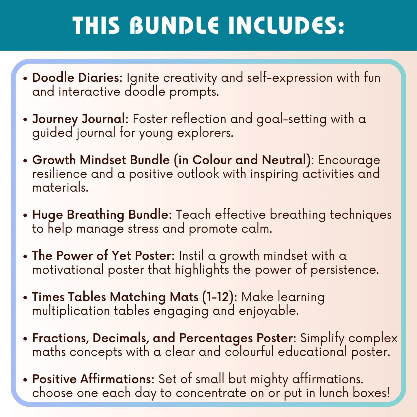 Bundle For 10 Plus - Team Family