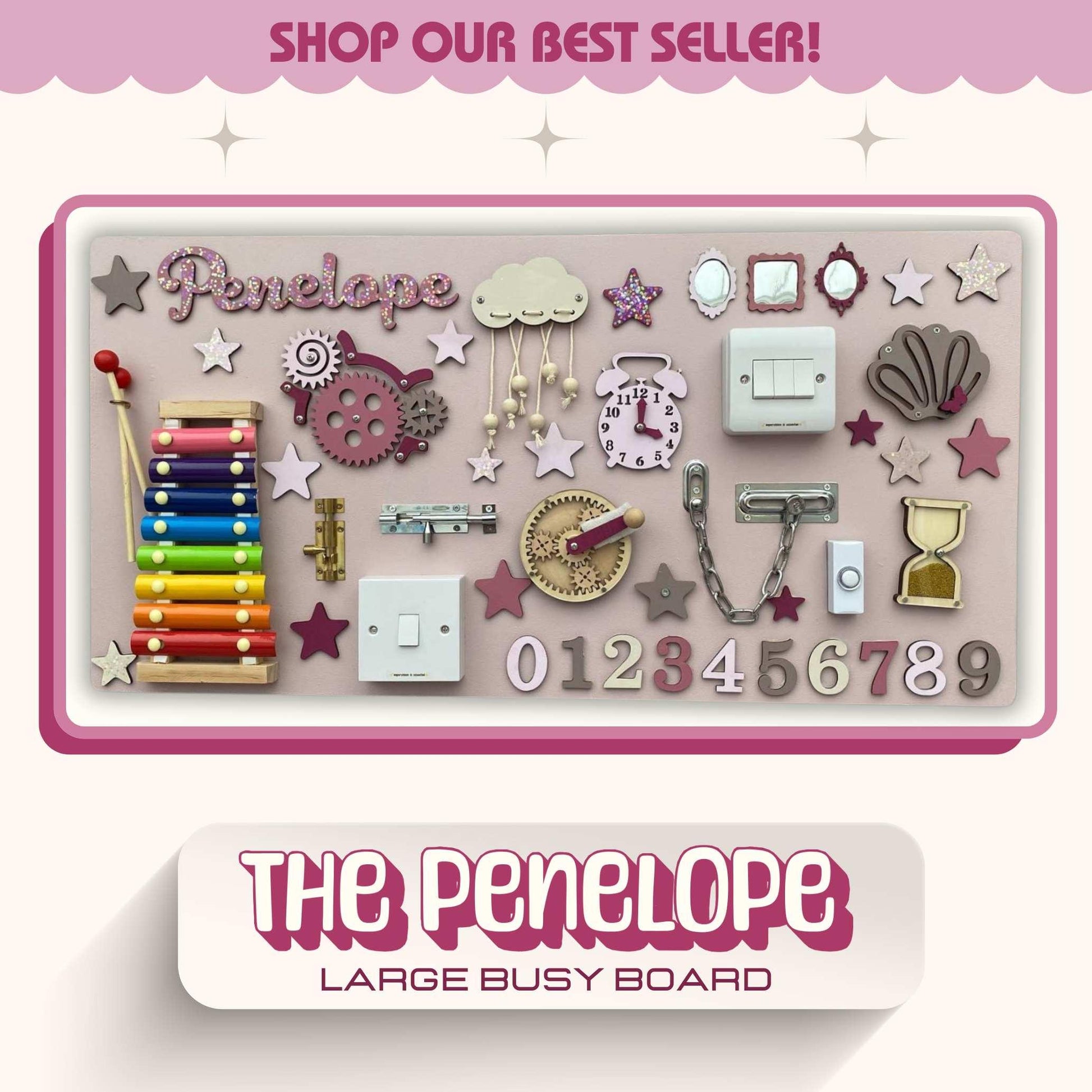 The Penelope Busy Board - Team Family