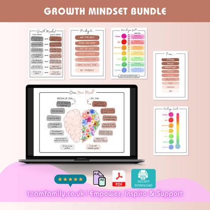 Growth Mindset Bundle (Neutral) - Team Family